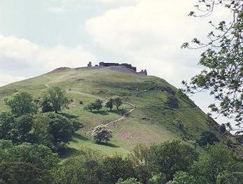 Castle Dinas Bran near the Brit